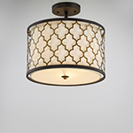 Crest 3-Light Semi-Flush Mount/Pendant