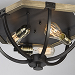 Lodge 3-Light Flush Mount