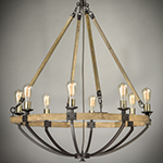 Lodge 8-Light Chandelier