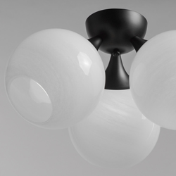 Neve 3-Light Semi Flush