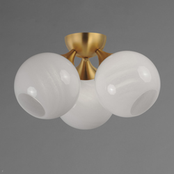 Neve 3-Light Semi Flush