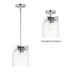 Scoop 1-Light Pendant/Flush Mount