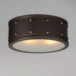 Trestle 2-Light Flush Mount