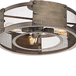 Outland 4-Light Pendant / Semi-Flush Mount