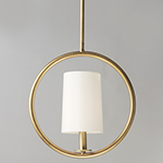 Meridian 1-Light Mini-Pendant/Semi Flush Mount