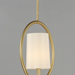 Meridian 1-Light Mini-Pendant/Semi Flush Mount