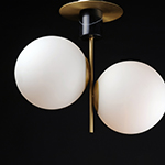 Vesper 2-Light Semi-Flush