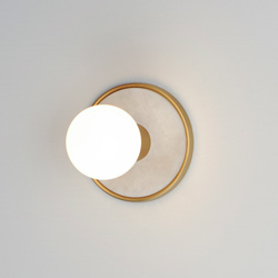Hollywood Stone 1-Light Sconce w/ LED Bulb