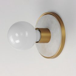 Hollywood Stone 1-Light Sconce w/ LED Bulb