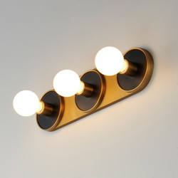 Hollywood 3-Light Sconce w/ LED Bulb