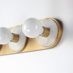 Hollywood Stone 3-Light Sconce w/ LED Bulb
