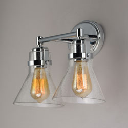 Seafarer 2-Light Bath Vanity With Bulbs