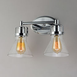 Seafarer 2-Light Bath Vanity With Bulbs