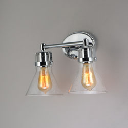 Seafarer 2-Light Bath Vanity With Bulbs