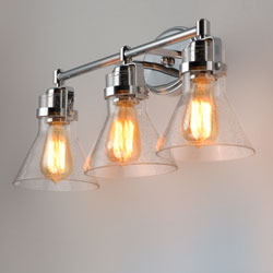 Seafarer 3-Light Bath Vanity With Bulbs