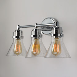 Seafarer 3-Light Bath Vanity With Bulbs