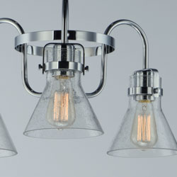 Seafarer 3-Light Chandelier With Bulbs