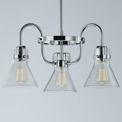 Seafarer 3-Light Chandelier With Bulbs