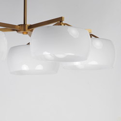 Glazed 5-Light Chandelier