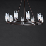 Crescendo 8-Light Oval Chandelier