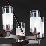 Crescendo 8-Light Oval Chandelier