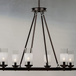 Crescendo 8-Light Oval Chandelier