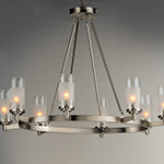 Crescendo 8-Light Oval Chandelier