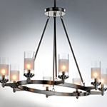 Crescendo 8-Light Oval Chandelier