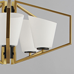 Oblique 5-Light Chandelier