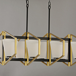 Oblique 8-Light Linear Pendant