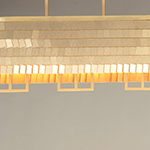 Glamour 6-Light Linear Chandelier