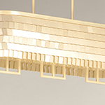 Glamour 6-Light Linear Chandelier