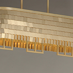 Glamour 6-Light Linear Chandelier