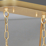 Glamour 6-Light Linear Chandelier