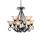 Pacific 9-Light Chandelier