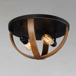 Compass 2-Light Flush Mount