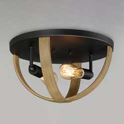 Compass 2-Light Flush Mount