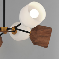 Akimbo 6-Light Pendant W LED Bulbs