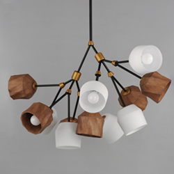 Akimbo 12-Light Pendant W LED Bulbs