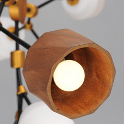 Akimbo 16-Light Pendant w LED Bulbs