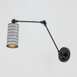 Shaka 1-Light Swing Arm Wall Sconce