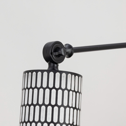 Shaka 1-Light Swing Arm Wall Sconce
