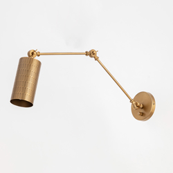 Shaka 1-Light Swing Arm Wall Sconce