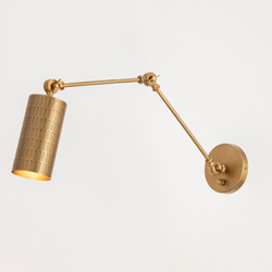 Shaka 1-Light Swing Arm Wall Sconce