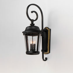 Dover Cast 3-Light Outdoor Wall Lantern