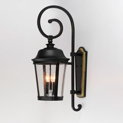 Dover Cast 3-Light Outdoor Wall Lantern