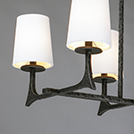 Anvil 8-Light Linear Pendant w/Shades