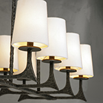 Anvil 8-Light Linear Pendant w/Shades