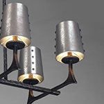 Anvil 8-Light Linear Pendant w/Shades