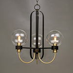 Bauhaus 3-Light Chandelier